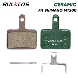BUCKLOS Brake Pads Bicycle Ceramic Disc Brake Pad for SHIMANO MT200 Durable MTB Road Bike Hydraulic Brake Pad Fit B01S B03S B05S