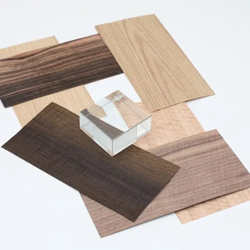 2024 New Natural Wood Veneer Sample for Acoustic Wall Panels and Furniture