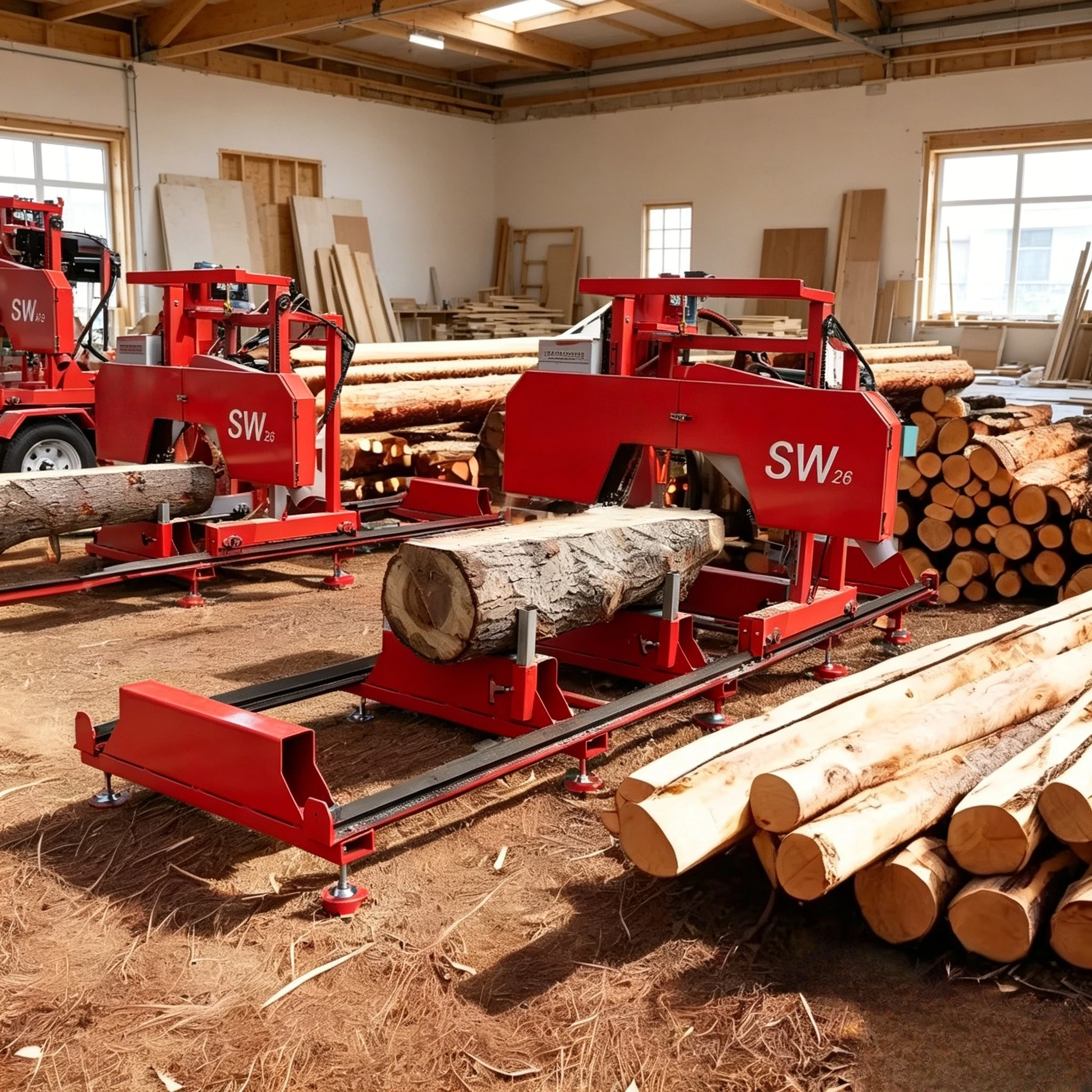 Customized Portable Sawmill Woodworking Horizontal Sawing Machine Sawmill 30 Inch Log Capacity Cheap Portable Sawmill