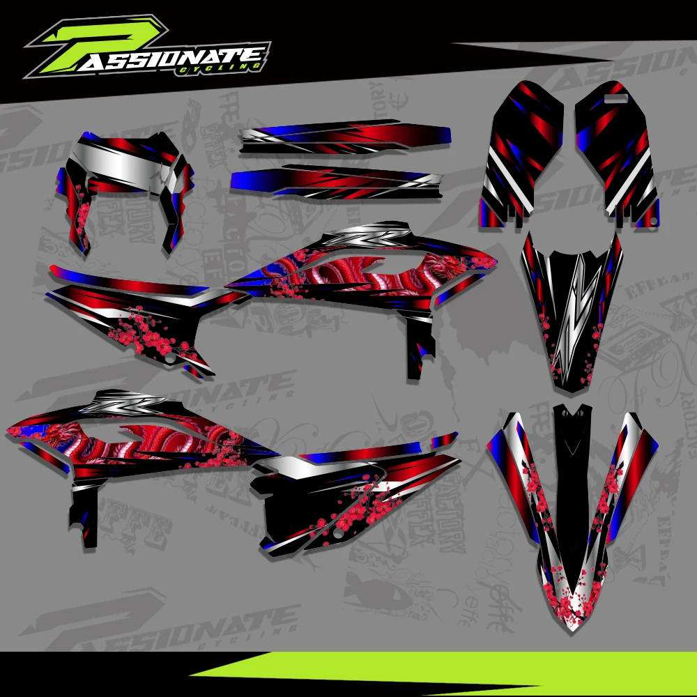 

For BETA RR X PRO 2025-2026 Full Graphics Decals Stickers Motorcycle Background