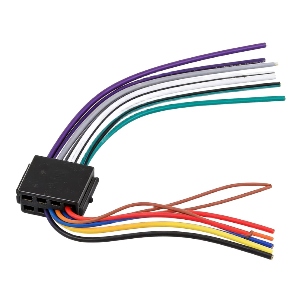 Car Navigation Machine ISO Wiring Harness Non-deformation Direct Installation High-quality Materials Easy To Use