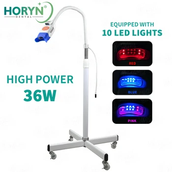 Dental 36W 10 LED cold light teeth whitening machine table teeth bleaching lamp dental professional teeth whitening machine