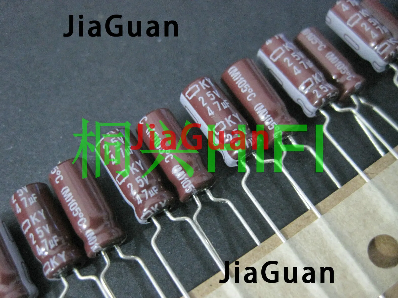 

50pcs NEW CHEMI-CON ky 25v47uf NIPPON KY 25V 47UF 5x11MM electrolytic Capacitor 47UF 25V NCC 47uf/25v