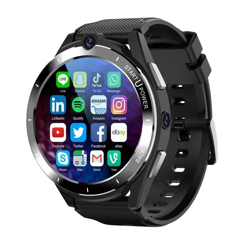 large Running Memory compatible 1.6 inch screen TWS wifi GPS Dual cameras smart watch