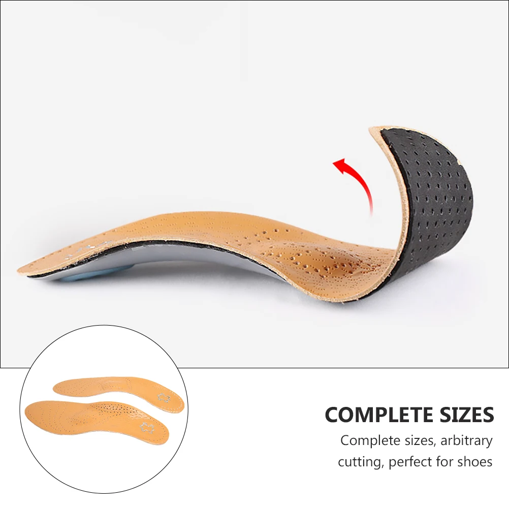 

1 Pair Breathable Arch Support Insoles Sweat Absorbing Foot Pain Relief Shoe Inserts Stabilizer For Leg Correction