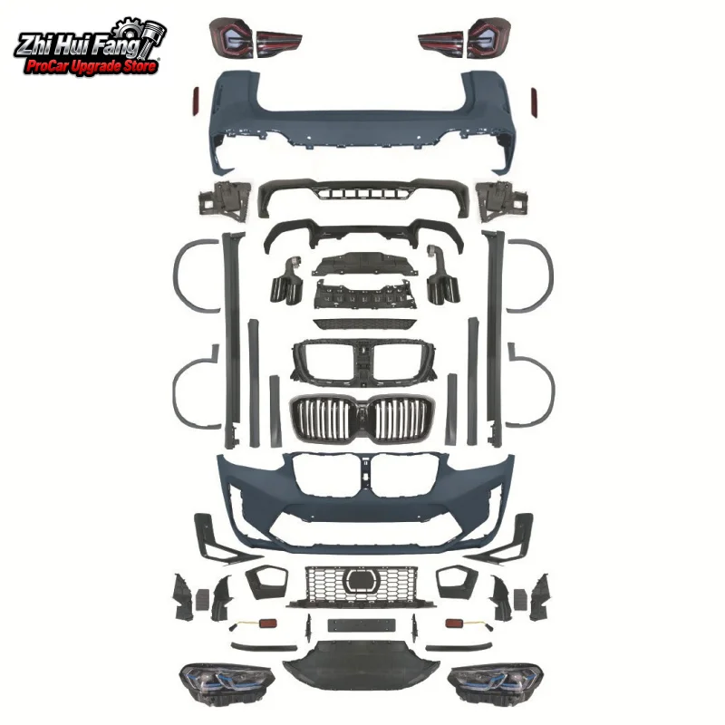 

Подходит для BMW X3. Ранняя и поздняя модель X3M. Старая и новая смена света бампера. Стандартный комплект кузова G01.