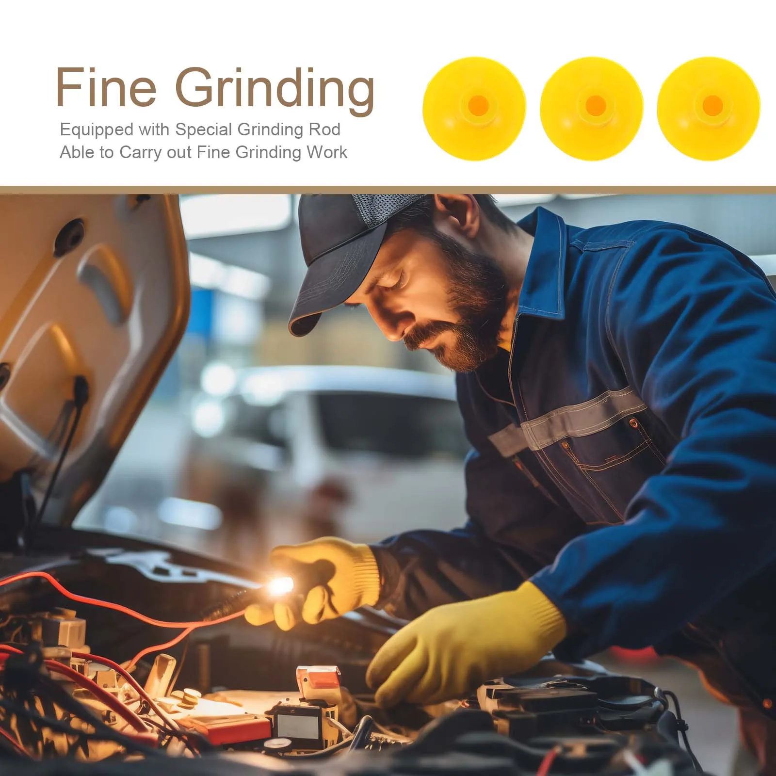 

6Pcs Suction Plate Valve Easy-Use Durable Automotive Repair Tool for Car Engine Valve Maintenance Essential Repair