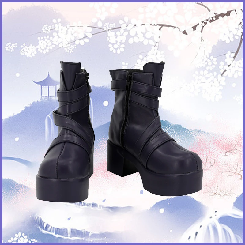 Anime Meia Cosplay Sapatos para Homens e Mulheres, Botas Custom Made, Anarquia