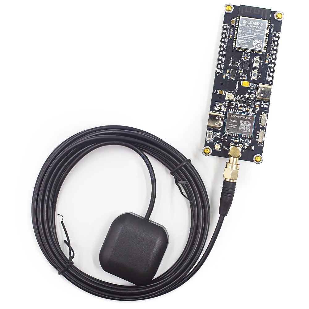 

ESP32S3 WIFI+BT BLE5.0 Development Board With Quectel LC29HEA LC29HDA LC29HBA LC29HBS LC29HAA Dual Band GNSS L1 L5 RTK Module