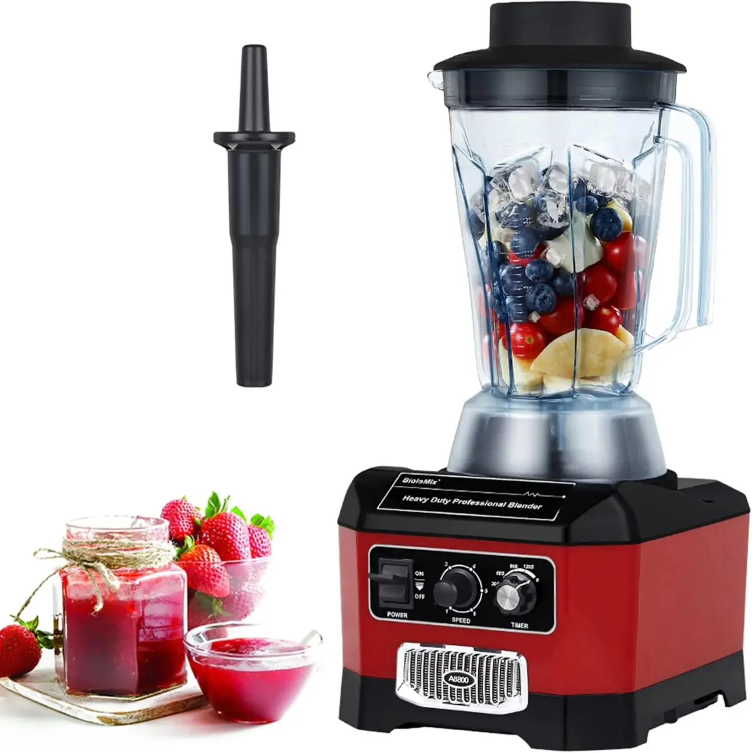 BioloMix Heavy Duty  Blender,  Professional Kitchen Blender  Kitchen Appliances blender mixer