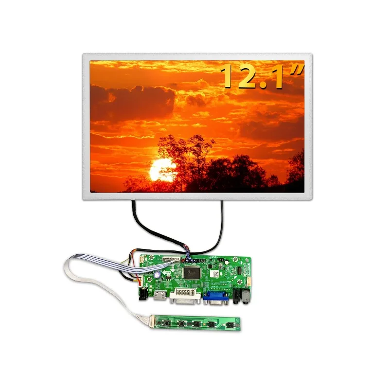 Módulo de tela LCD de 12,1 polegadas com alto contraste