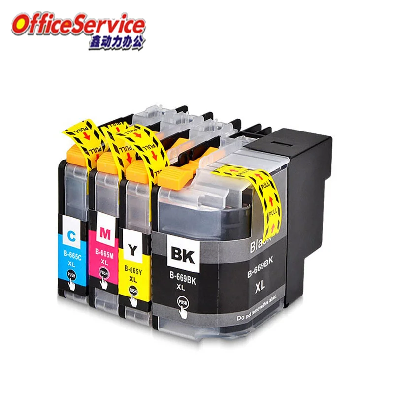 LC669 LC665 LC669XL Ink Cartridge Compatible For Brother MFC-J2720 MFC-J2320  printer