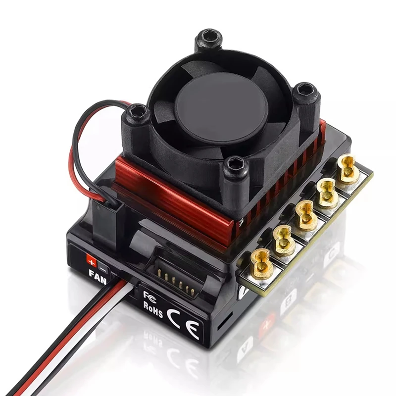 Contrôleur de vitesse ESC Lipo Sensored, ESC sans balais pour Quicrun, 10BL120, Nip120A, 2-3S, voiture RC 1/10