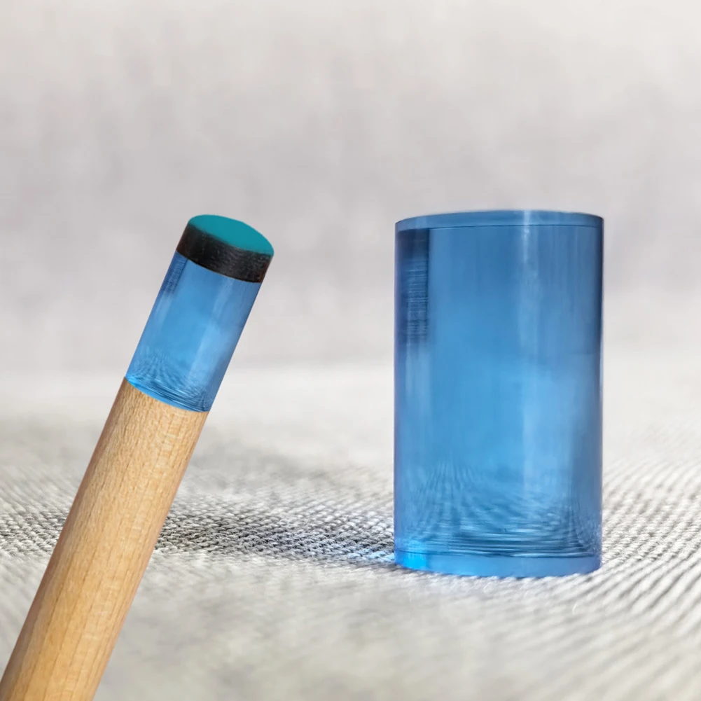 Solid Plastic Pool Cue Ferrule Replacement to Improve Cue Tip Stability and Maintain Control for Billiard and Snooker Players