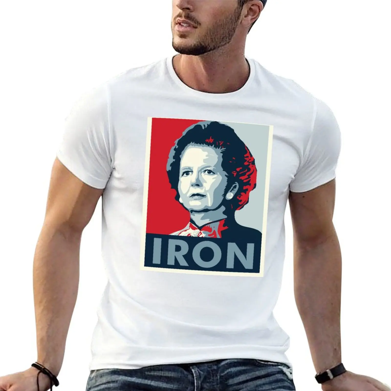 The Iron Lady T-Shirt Plus Size Outdoor Casual Top