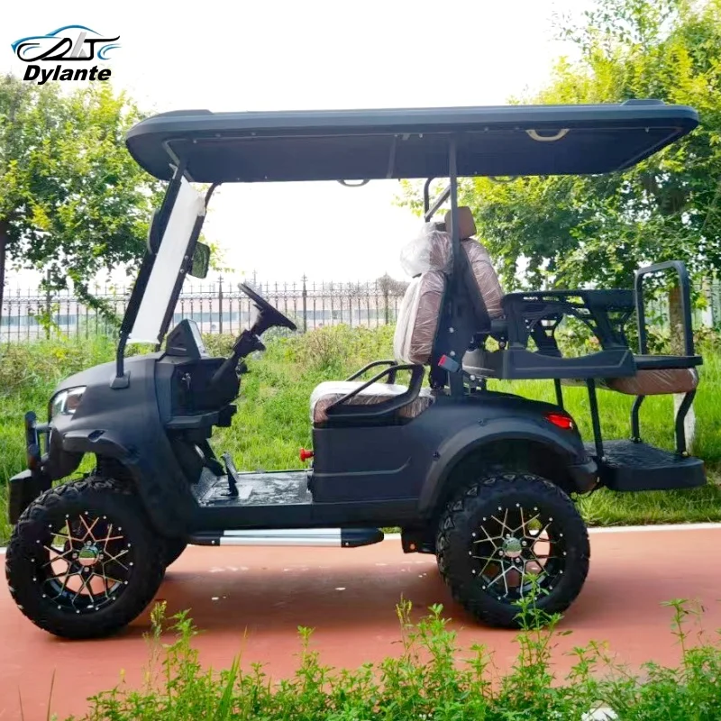 الكلاسيكية الصغيرة لوحة طاقة شمسية جديدة على الطرق الوعرة عربة جولف كهربائية 4 عجلات أفضل بطارية ليثيوم الصيد الكهربائية سيارة كهربائية