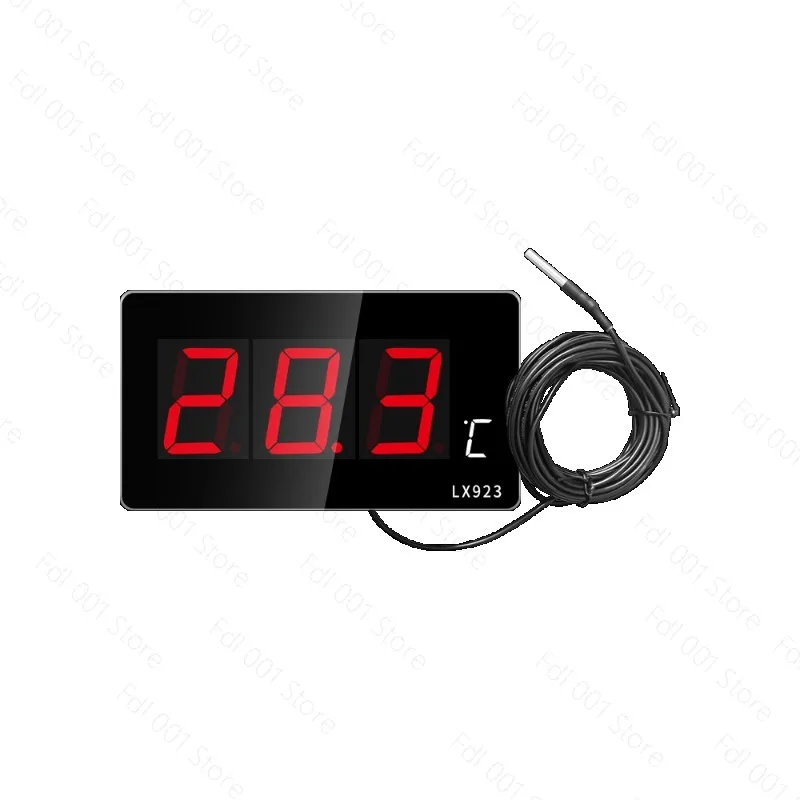 LX923 Pool Thermometer With LED Display And Waterproof Probe Thermometer For Water Fish Tank Outdoor Temperature Meter
