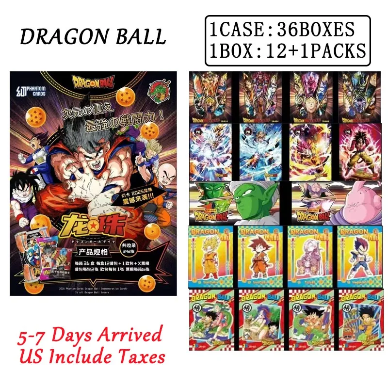 

2025 Wholesales Dragon Ball Collection Box Huang Card Playing Cards Party Games
