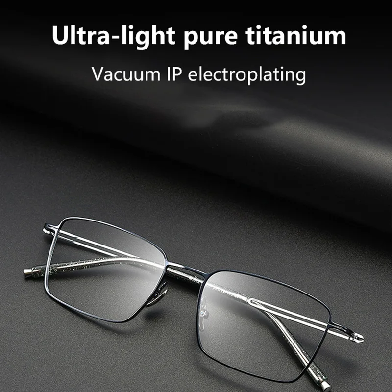 

Wind Red Acetate Titanium Luxury Glasse Frame Men Fashion Brand Design Glasses Frame Woman Retro Square Ultralight Frame Z557