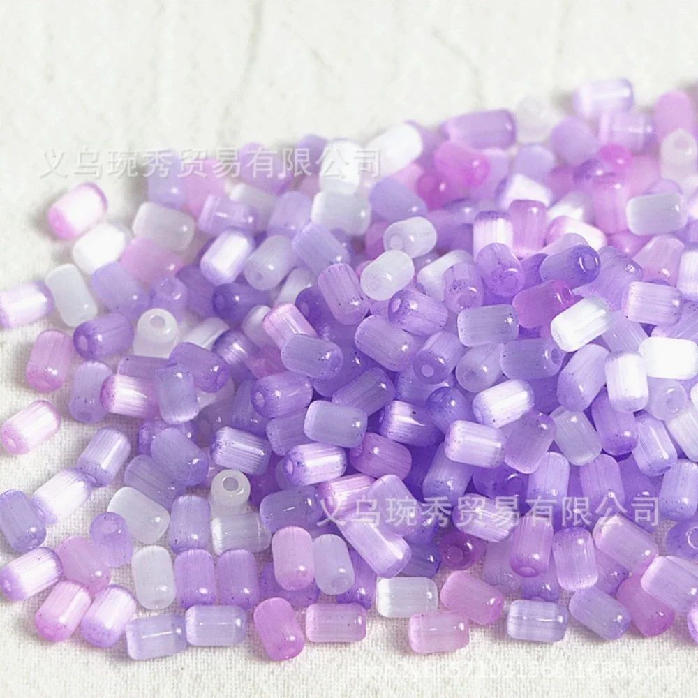 New Product 4x6mm Cat Eye Brushed Jujube Bead Glass Loose Bead Handmade DIY Bracelet Necklace Jewelry Bead Accessories Material