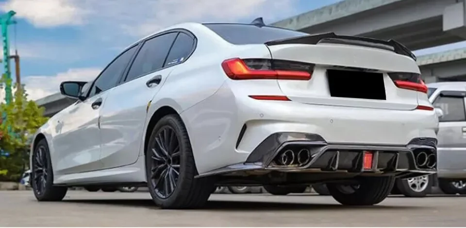 XVIP Auto M4 Stil Dachspoiler Glänzend Schwarz Flügel Für BMW 3er G20 G28 2019-2022 330i 330e Limousine ABS Entenschwanz Kofferraumspoiler – Detail 9