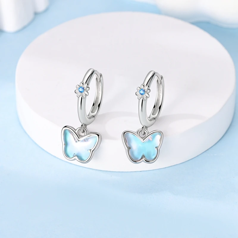 Women\'s 925 Silver Teddy Bear Rabbit Donut Pink Theme Sweet Romantic Priginal Design Earrings Engagement Party Exquisite Jewelry