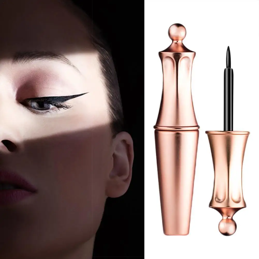 5 مللي كحل مغناطيسي أسود مقاوم للماء ناعم عالي المصطبغة مكياج عيون فاسق سريع الجفاف يدوم طويلاً قلم كحل سائل دقيق #1