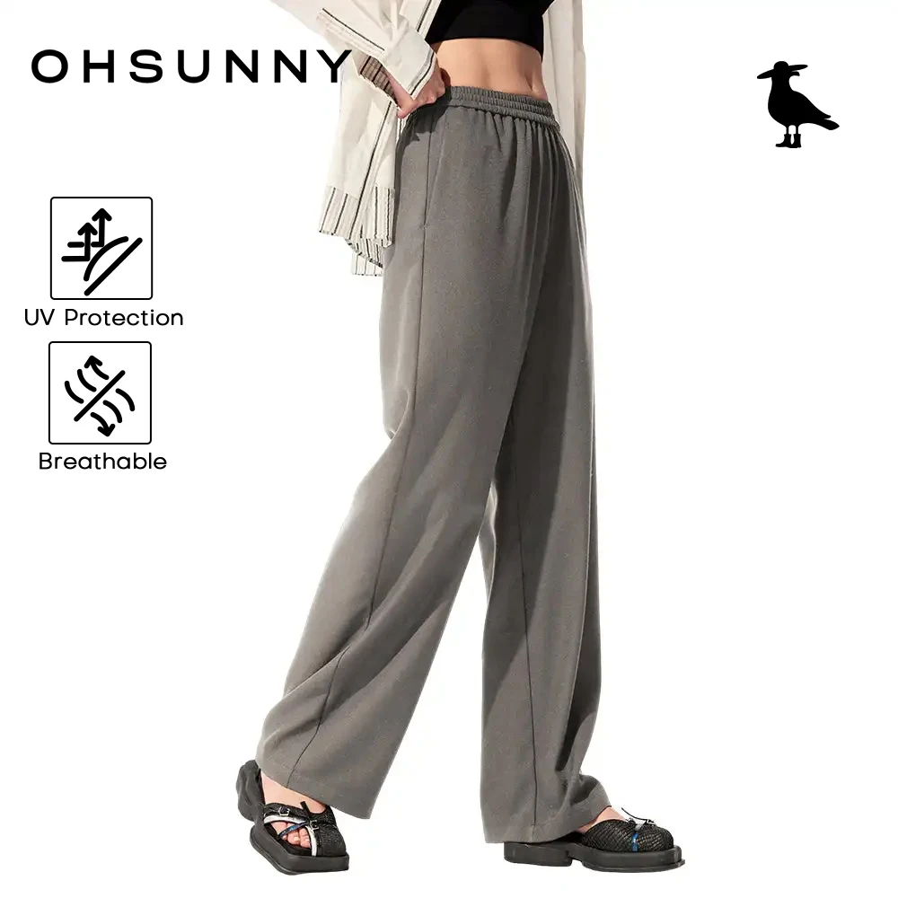 

OhSunny Брюки для походов, летние, с защитой от солнца, широкие, дышащие, повседневные, для женщин, для активного отдыха, бега, кемпинга
