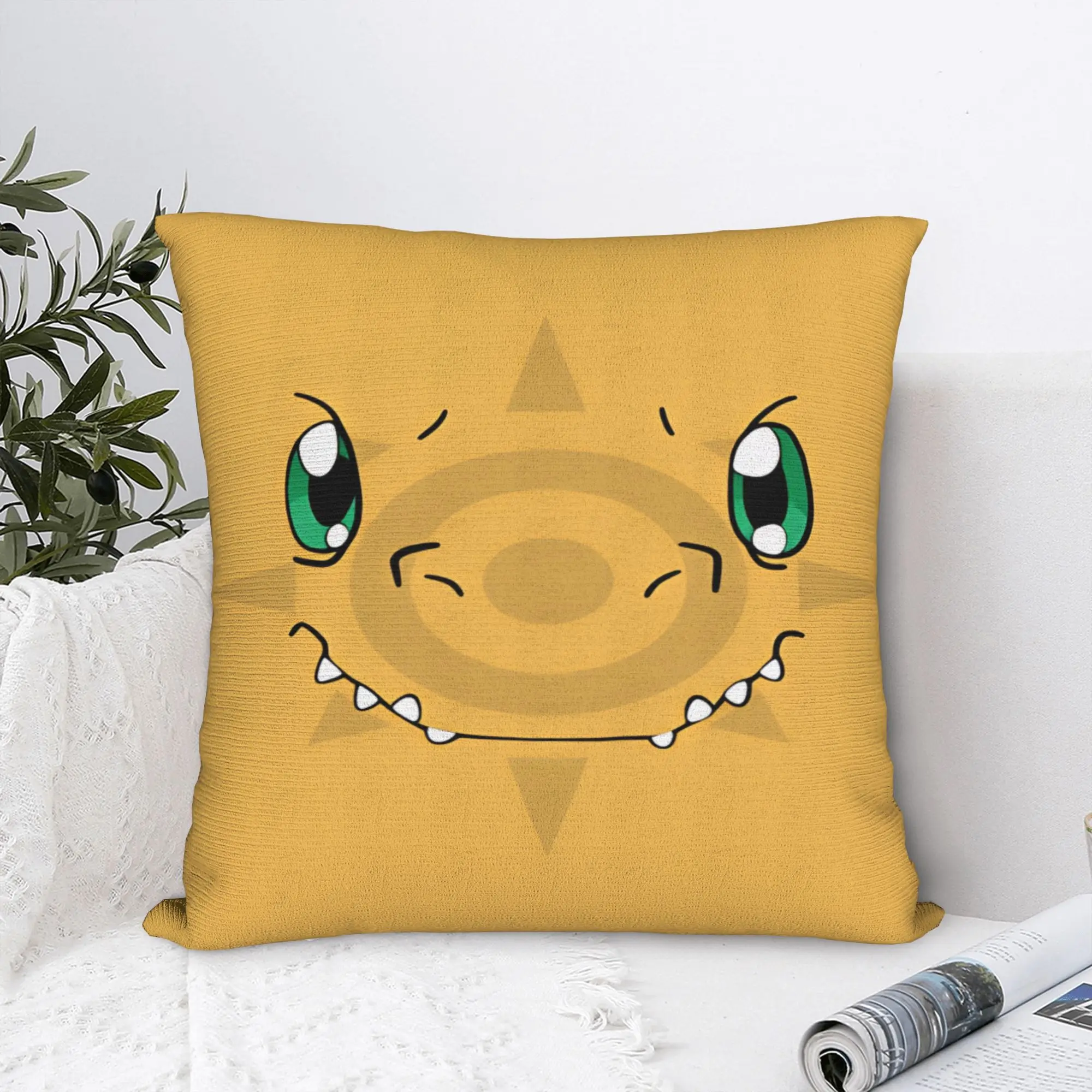 Digimons Pillow Case  Soft Pillow Cover Morden Pillowcases For Sofa Home Decoration