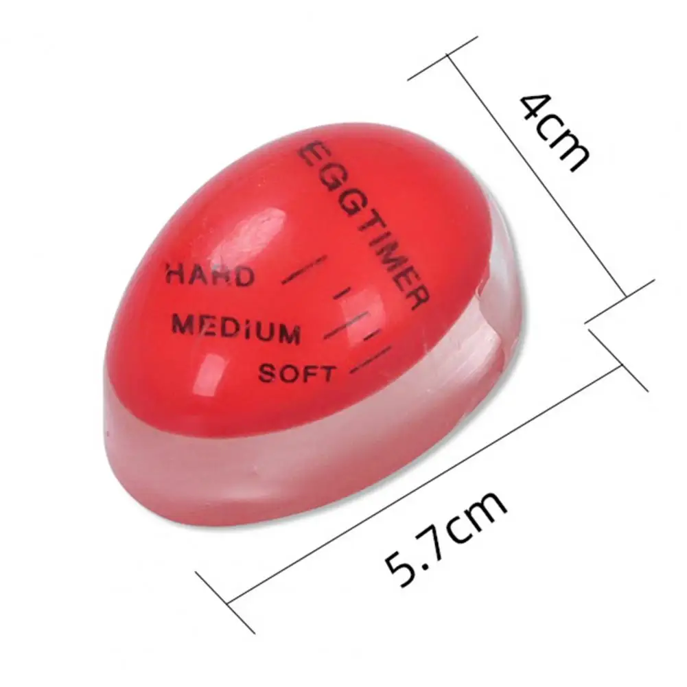 Egg Timer Resin Round Color Changing Timer Non-toxic Portable Eggs Timing Counter Tasteless Digital Egg Timer Egg Perfect Timer