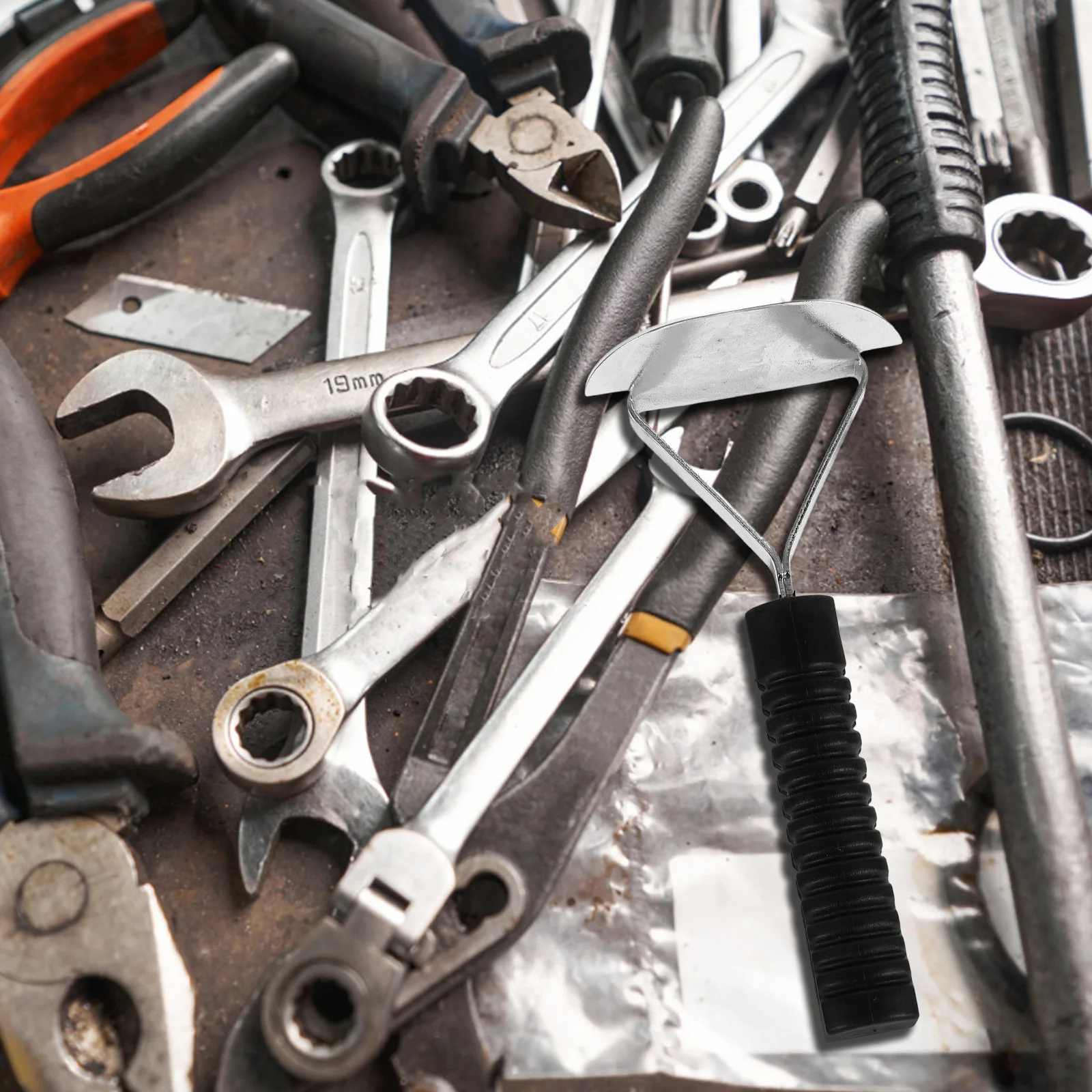 

Tire Inner Liner Scraper Solid Material Tire Removal Tool Ergonomic Handle Wheel Weight Balance Remover Car Repair Balance