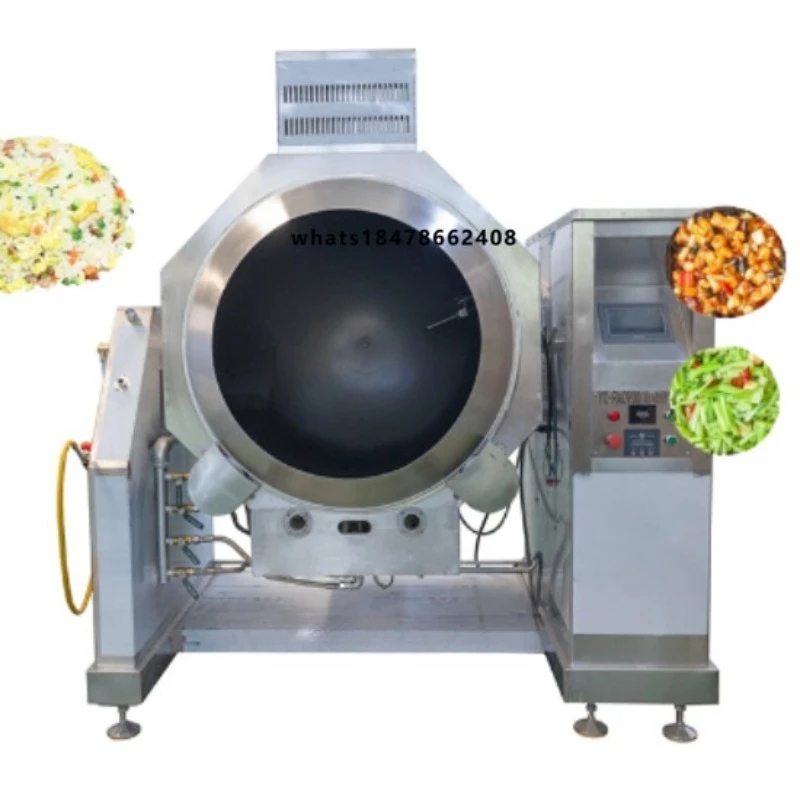 High-Efficiency Intelligent Cooking Machine, Canteen Cooking Machine.for Large Restaurants and Industrial Food Processing