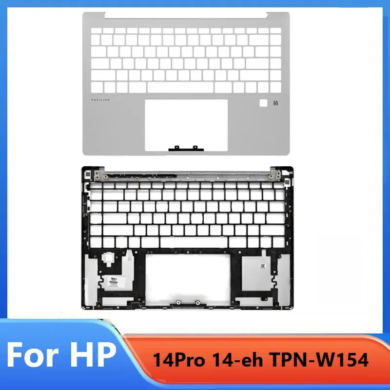 Neu/org für HP 14 Pro 14Pro Plus Pavilion 14-EH TPN-W154 LCD-Rückseite/Lünette/Palmest obere Abdeckung/Unteres Gehäuse, Silber