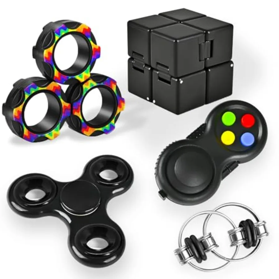 

5P Figet Toys Ults Set Figets for Classroom Must Have Autism Sensory Figette Ue H Speil Tresure Prize Tool Stress Relief Esk Ool Gg