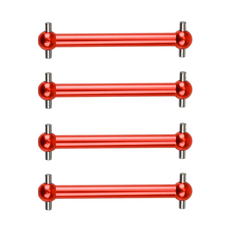 

4Pcs Metal Drive Shaft Dogbone 63Mm For Tamiya TT-02B TT02B 1/10 RC Car Upgrade Parts