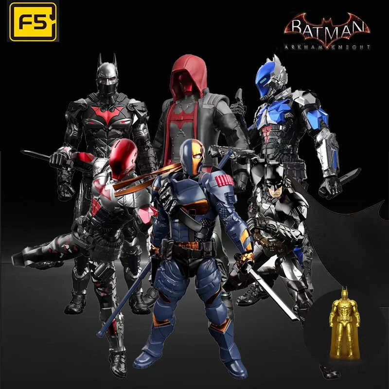 

F5 Batman Arkham Knight Assembled Model Blind Box 6style 10cm Action Figures Collection Hobby Model Ornaments Boys Toys Gifts