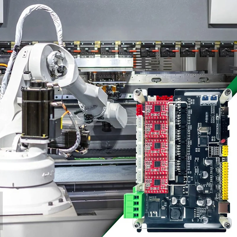 Engraving Machine Control Board GRBL 32-Bit 4 Axis MCU Control Board DC 24V-5A Reserve 24V, 12V,5V Power Output Port DIY