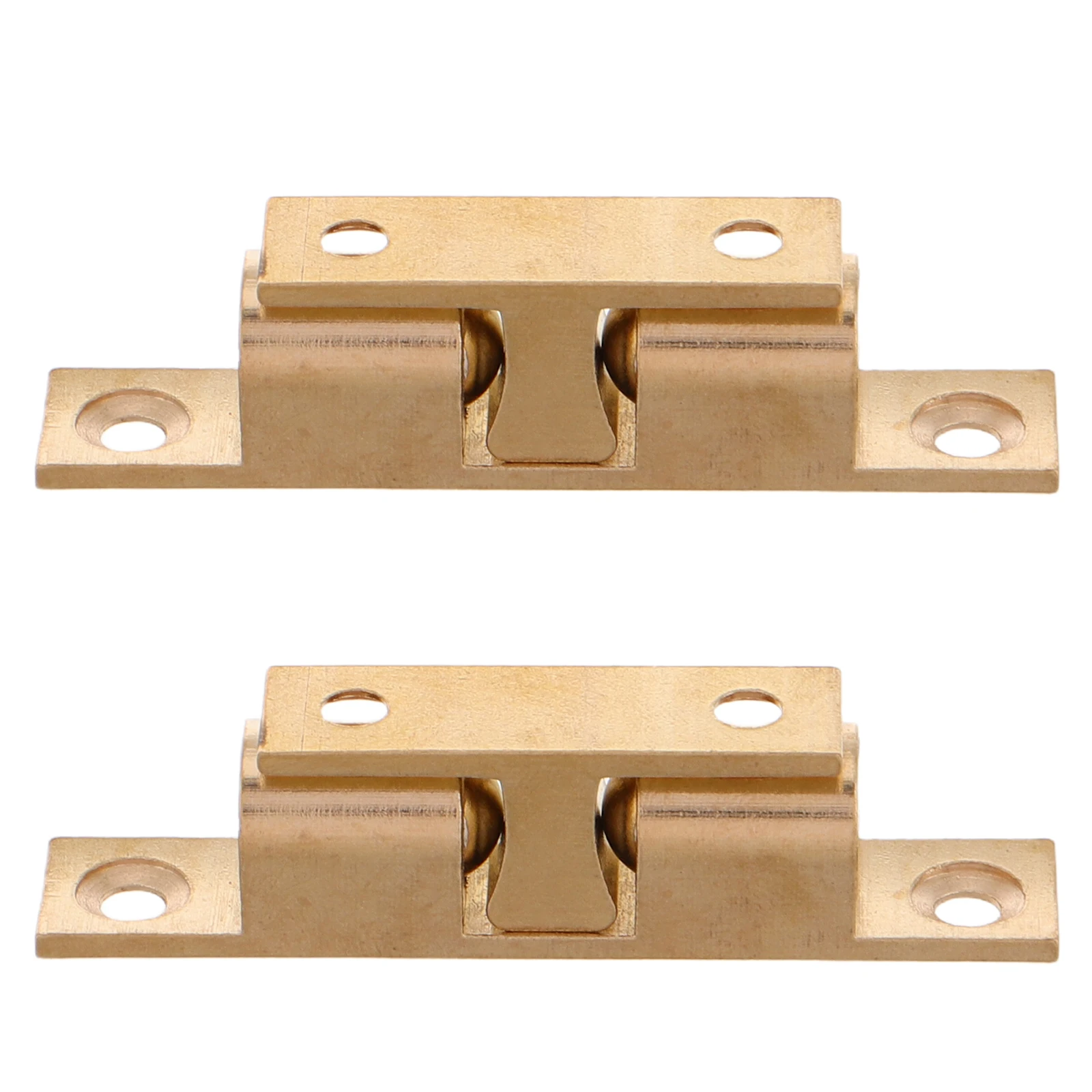 

2Pcs Thickened Copper Door Touch Accessories Ball Latch for Closet Doors Internal Roller Catch Strong Hold Easy Installation