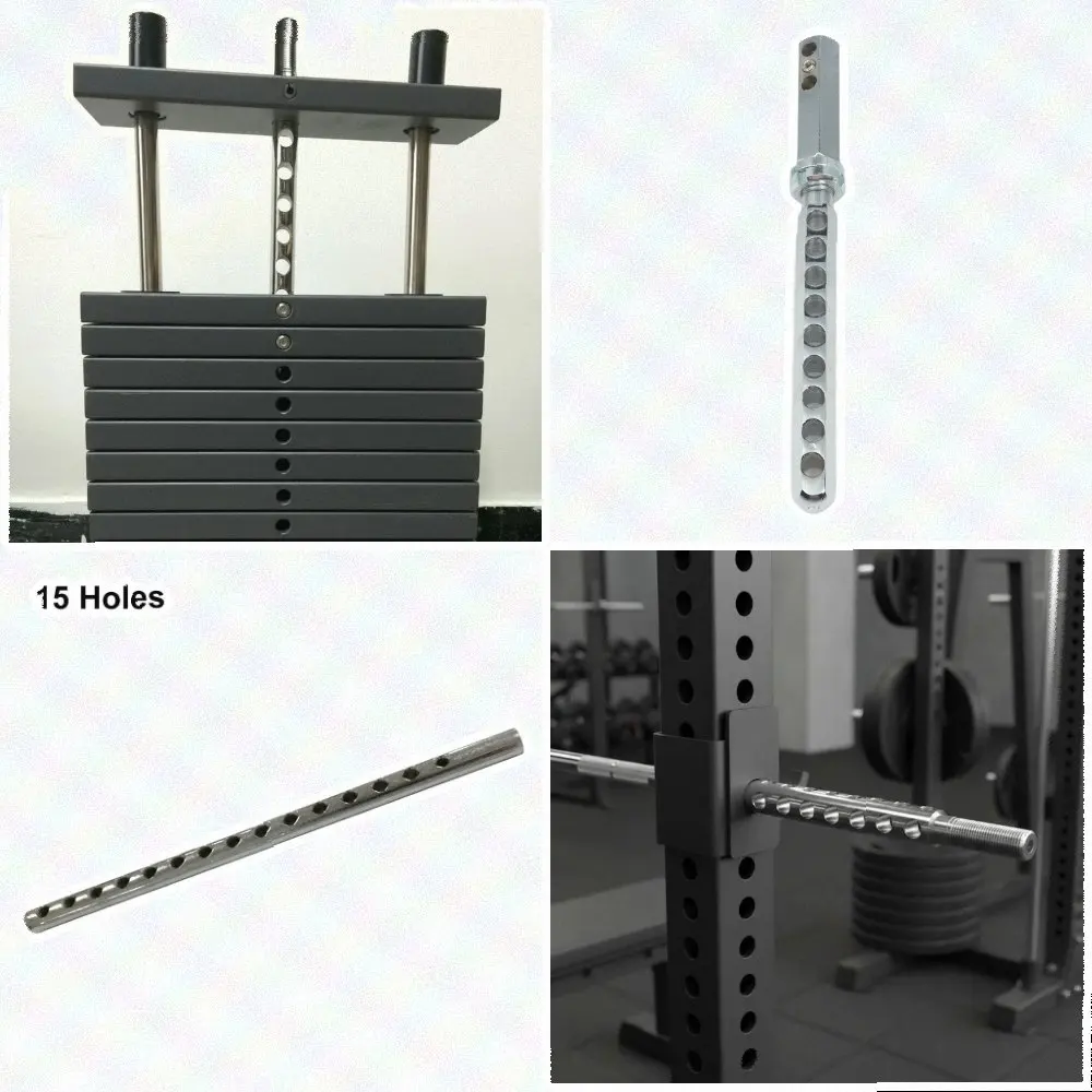 Bar Adapter Dumbbell Connector 10 15 Hole Compatibility Compact Portable Design Lightweight Multiple Length Options