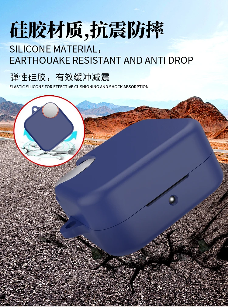 Kopfhörer Silikonhülle für CMF Buds Pro 2 Box Soft Shell Schutzabdeckung für CMF von Nothing Buds Pro2 Kopfhörer Haut Zubehör – Detail 5