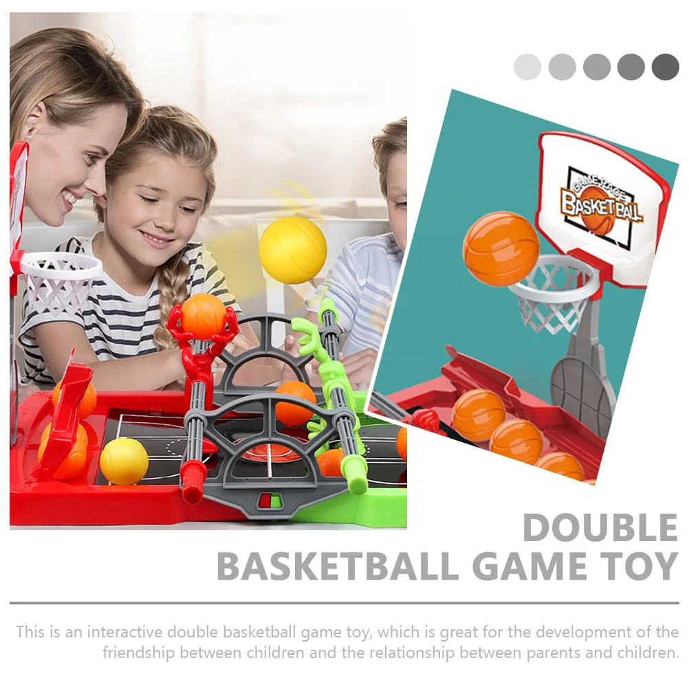 Basketball Game Machine Interactive Plaything Desktop Battle Toy Mini Drainage Cognitive Stress Reliever