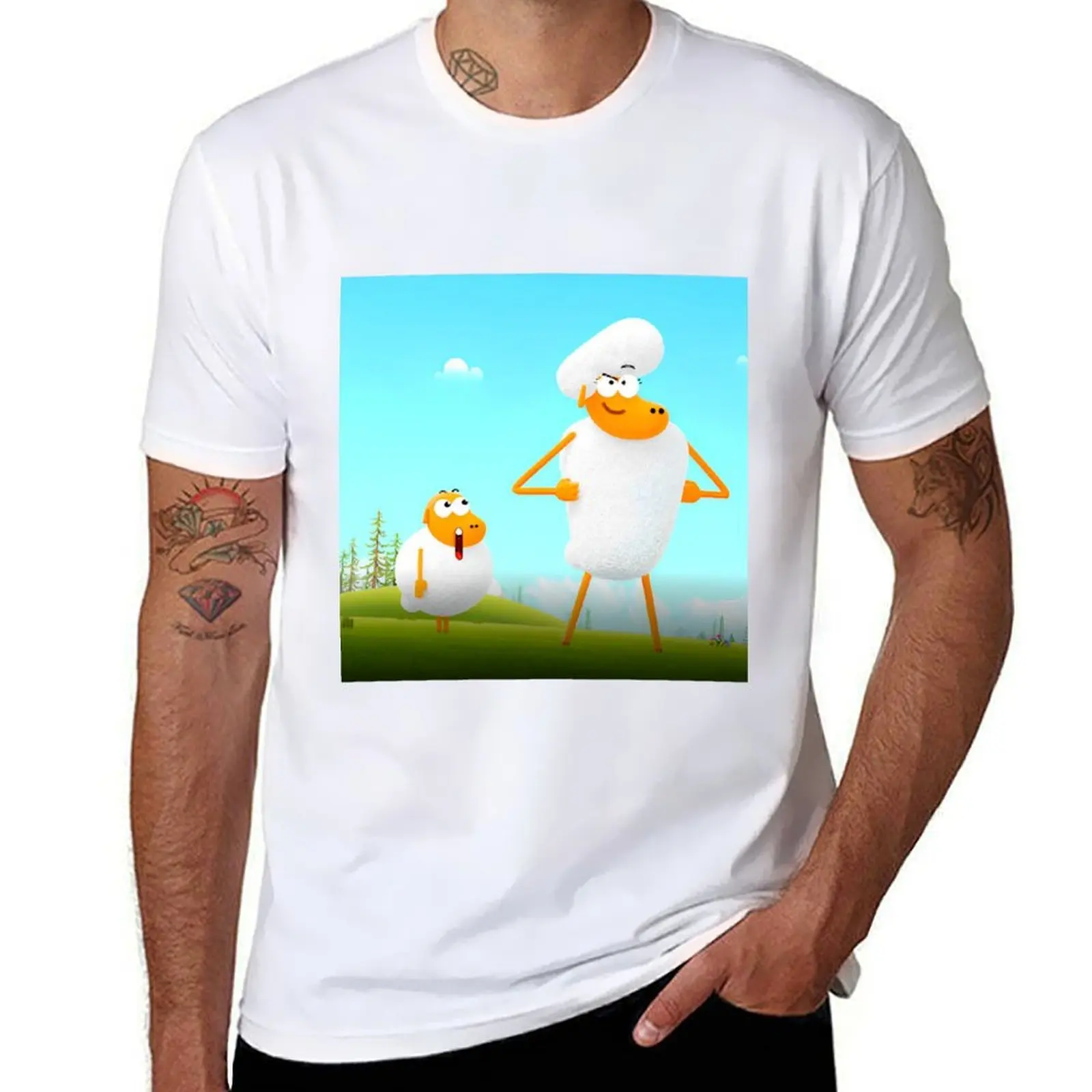 

cotton shirt man shirts T-Shirt 100% printed shirts t for cotton SHEEP t man t man KARATE