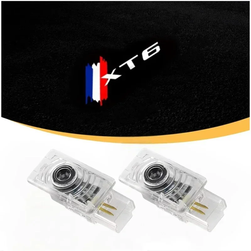

2PCS Led Car Ghost Shadow Welcome Door Lights For Cadillac SRX XT4 XT5 XT6 ATS XTS CTS CT6 2020-2024 Laser Logo Projector Lamps