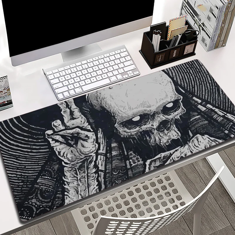 

800x300mm Large Size Skull Mouse Pad Notebook Keyboard Table Desk Mat for Office Hoom Waterproof Non-slip Art Mousepad Carpet