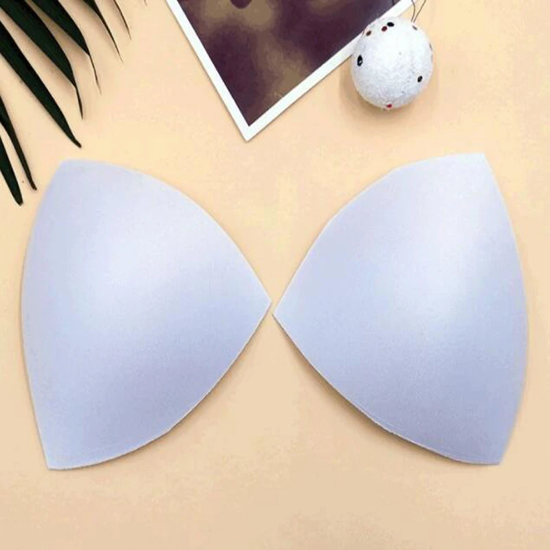 

10pairs Wholesale Large 4size Black White Skin Triangle Chest Pad Party Wedding Bikini Swimsuit Wedding Dress Chest Pad Bra