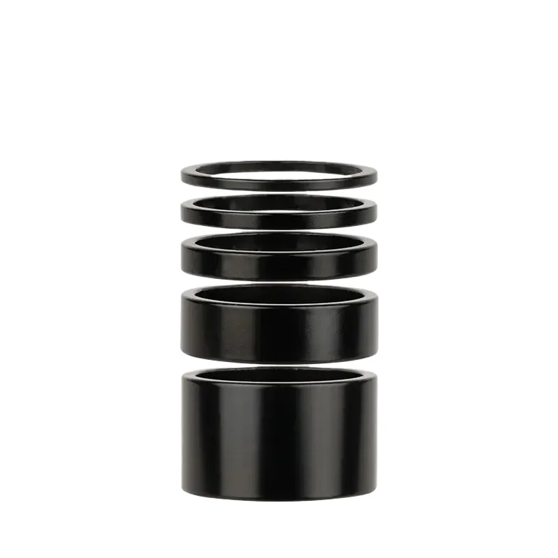 Entretoise en aluminium 1-1/8 "28.6mm, fourche avant de vélo, tige de casque, rondelle en alliage, réglage de la hauteur multi-tailles du guidon