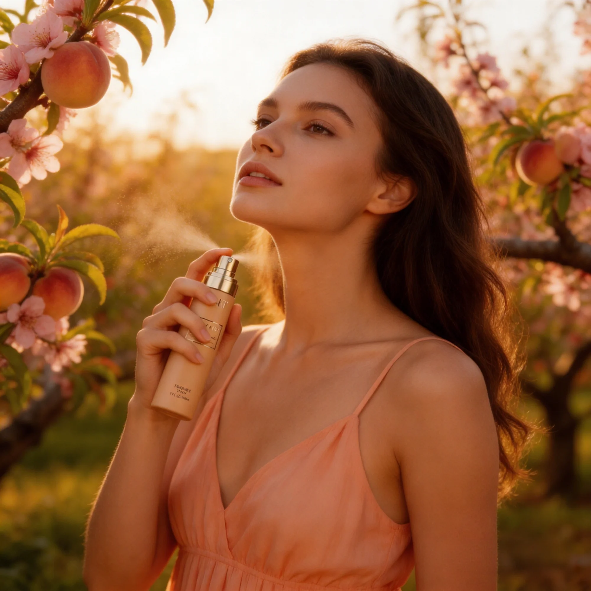 

Спрей для тела с ароматом персика, стойкий, легкий, освежающий, парфюмированный, для женщин, для ежедневного использования, увлажняющий, 250 мл V