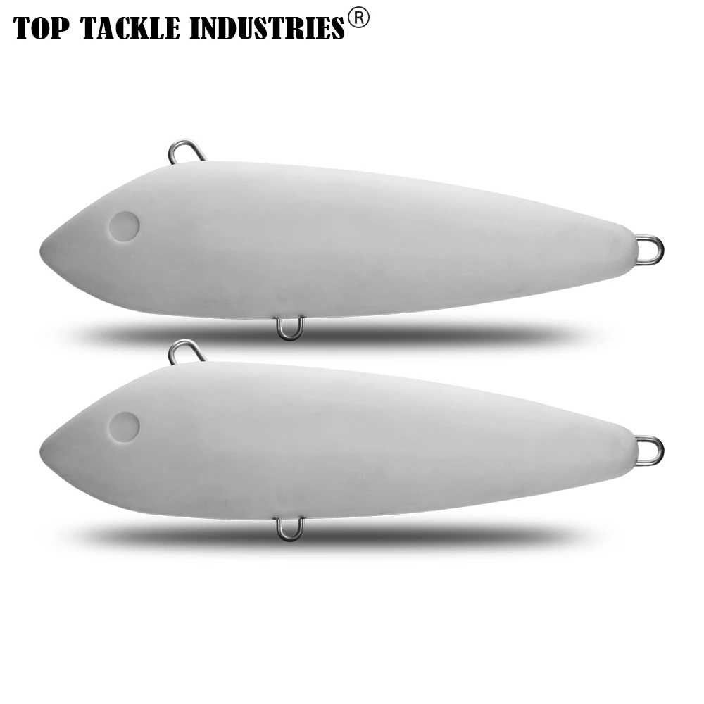 Imagem -02 - sem Pintura Sinking cf Fishing Lure Isca Empurrão Artificial Grande Bass Trolling Faça Você Mesmo 260 mm 210 mm