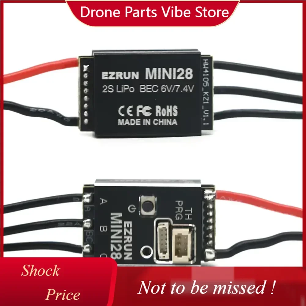 

DP Hobbywing EZRUN 1626 SD 3500/5000/6500KV Sensored Brushless Motor w/MINI28 30A ESC – 1/28 GL Racing-Drift Car