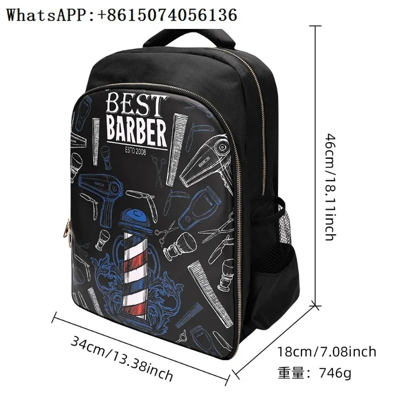 Large Capacity Bag Haircut Tool Storage Bags Professional Barber Accessory Organizer Traveling Haircutting Scissors Pack